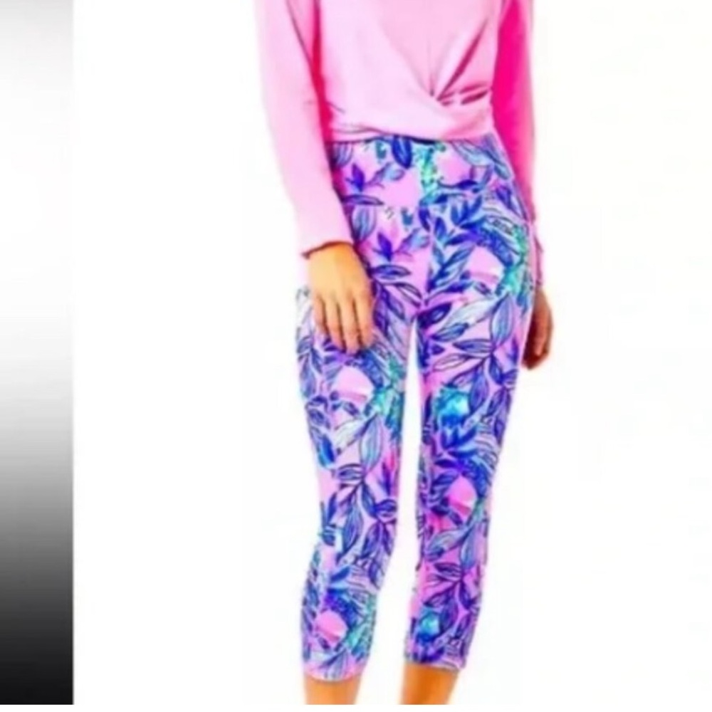 LilLY PULITZER weekender high-rise crop leggings just a lil jelly NWT XXL